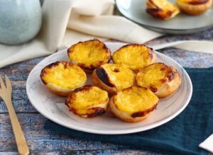 Plat typique portugais : Pasteis de Nata / de belem