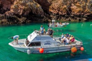 Les bateaux pour rejoindre l'archipel Berlengas